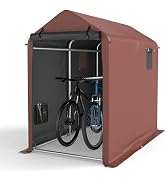 Amazon | COVERONICS サイクルハウス 2台用 自転車置き場 屋外 バイク